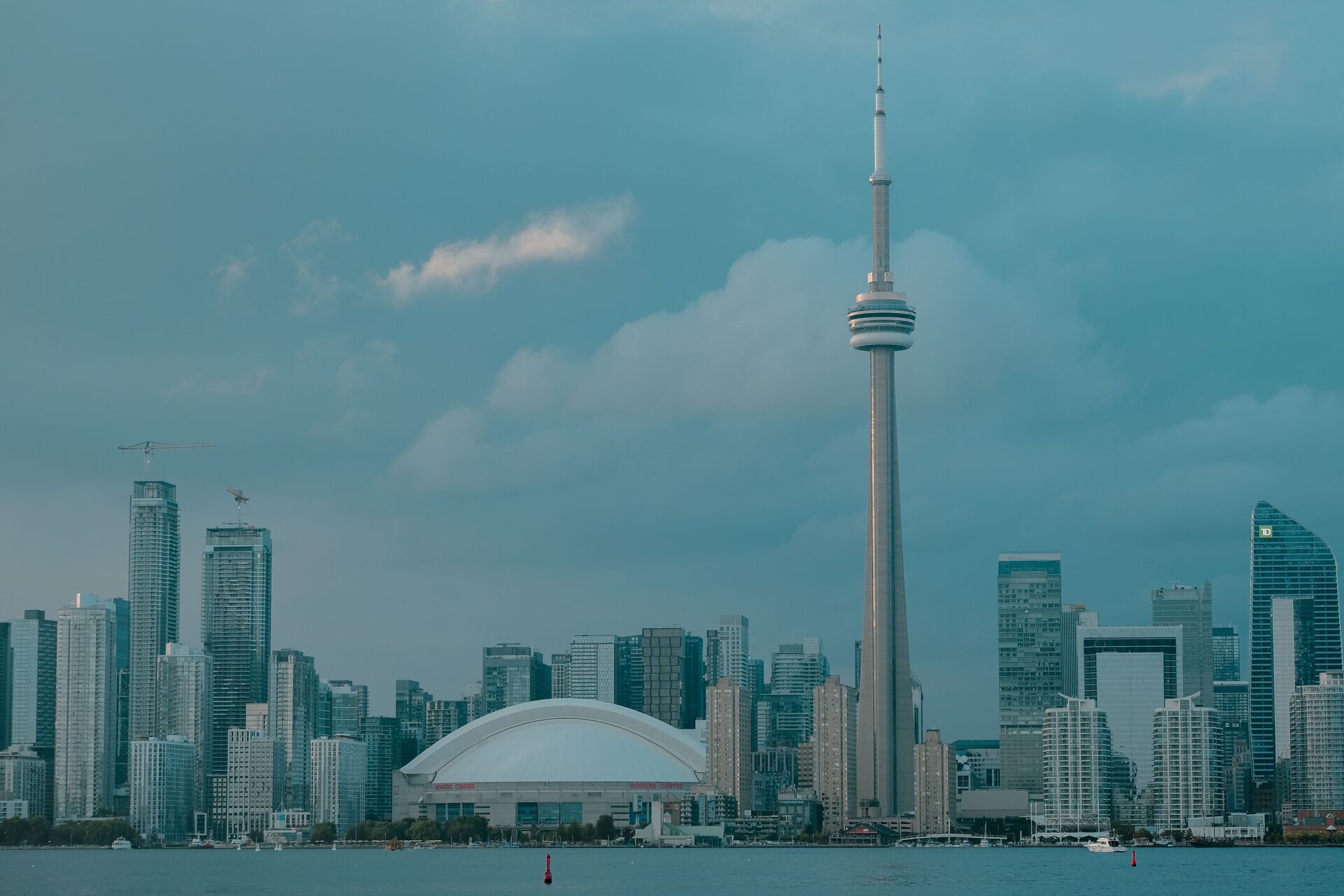 Toronto downtown skyline with the CN Tower
