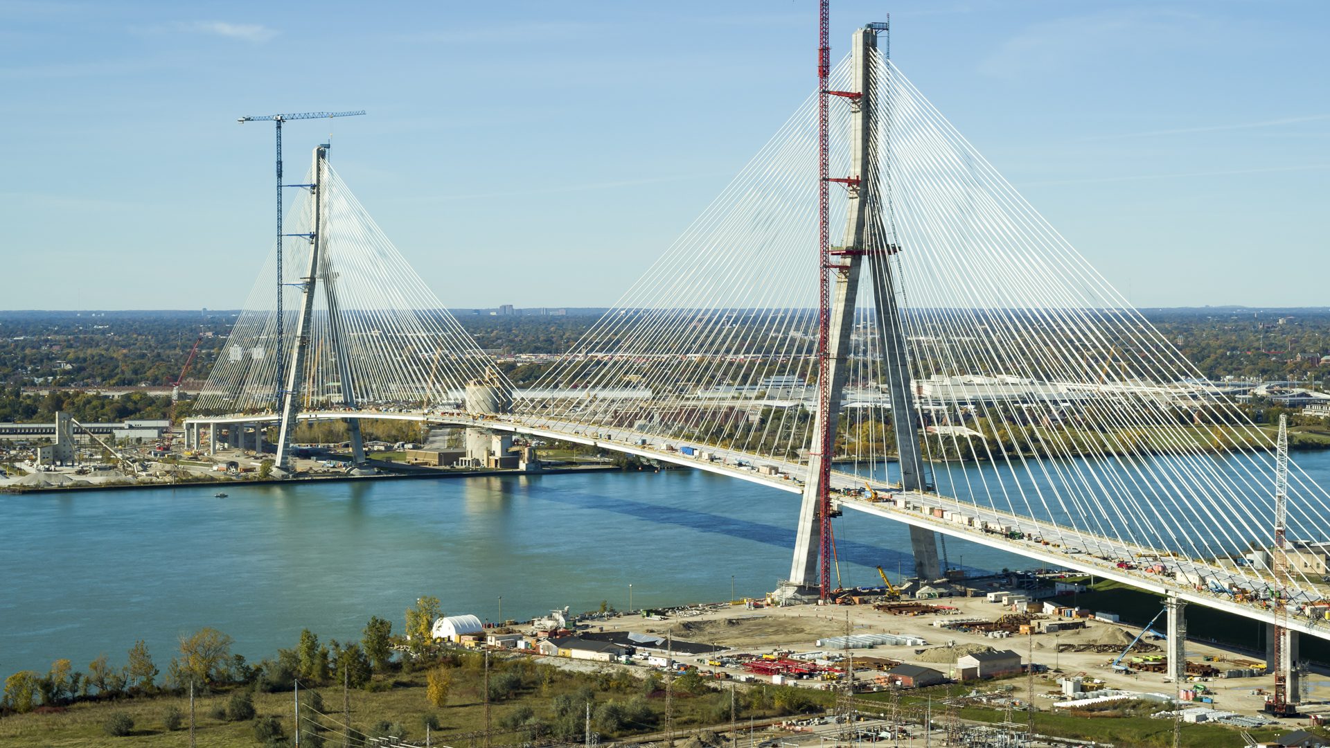 Gordie Howe International Bridge infrastructure project